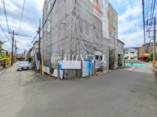 接道状況および現場風景　【国分寺市東恋ヶ窪３丁目】