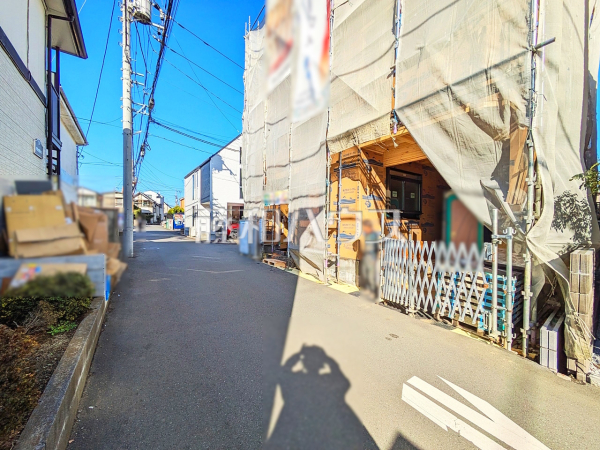 接道状況および現場風景　【国分寺市東恋ヶ窪３丁目】