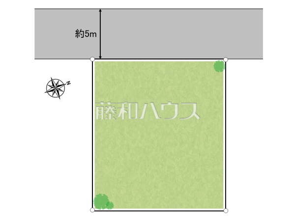 全体区画図　【日野市百草】