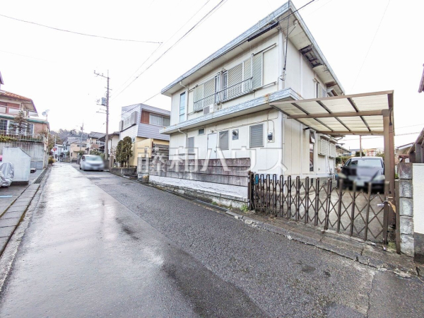 接道状況および現場風景　【日野市百草】