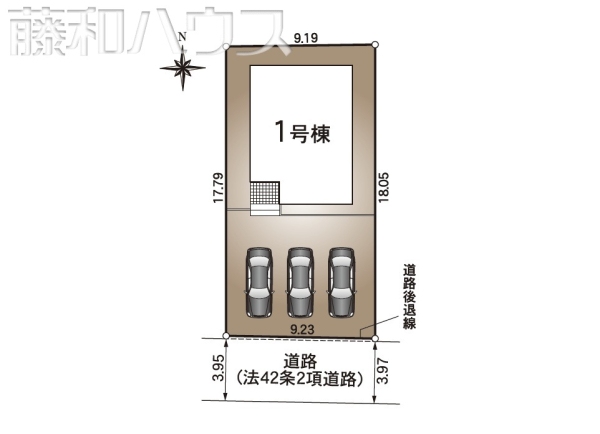 区画図　【北名古屋市熊之庄】