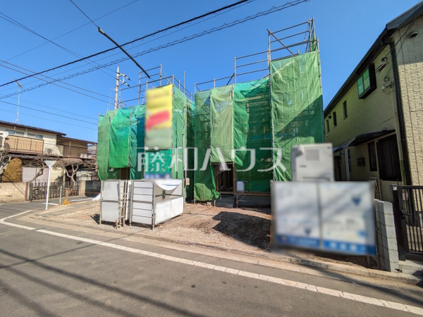 現場風景　【立川市栄町１丁目】完成前ですがご見学できます。通常ではなかなか見ることのできない建物構造も、建築中だからこそご覧になれます。　
