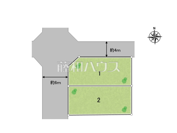全体区画図　【立川市栄町１丁目】