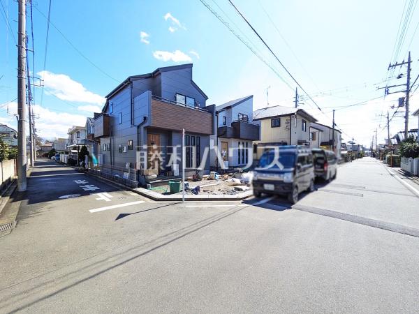 接道状況および現場風景　【立川市栄町１丁目】