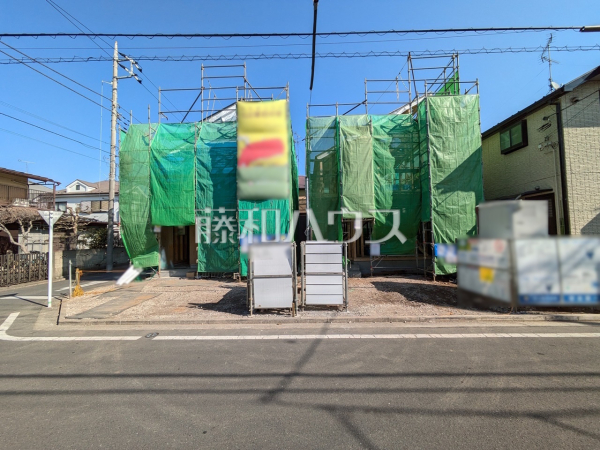 現場風景　【立川市栄町１丁目】JR中央線『国立』駅 バス11分「立川学園」停歩4分の新築分譲住宅（全２棟）が誕生します♪