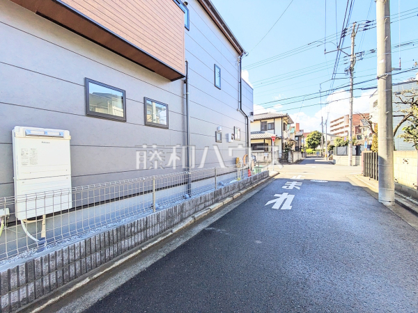 接道状況および現場風景　【立川市栄町１丁目】