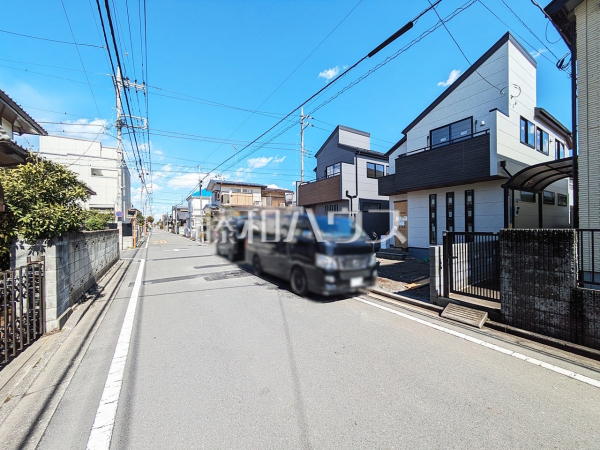 接道状況および現場風景　【立川市栄町１丁目】