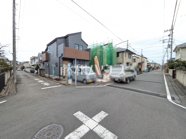 接道状況および現場風景　【立川市栄町１丁目】