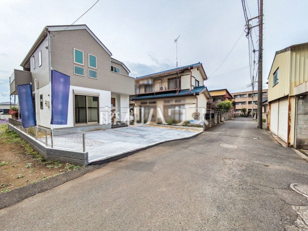 接道状況および現場風景　【清瀬市野塩４丁目】