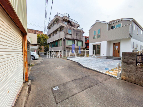 接道状況および現場風景　【清瀬市野塩４丁目】