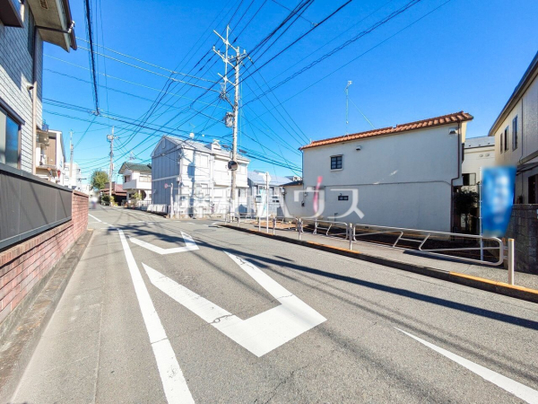 接道状況および現場風景　【八王子市日吉町】