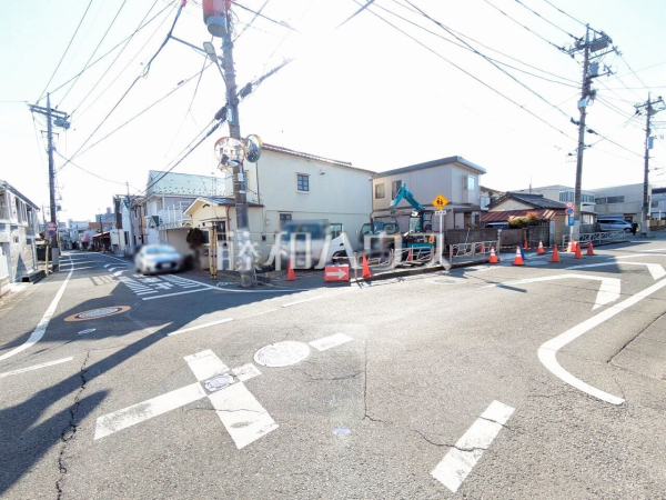 接道状況および現場風景　【八王子市日吉町】