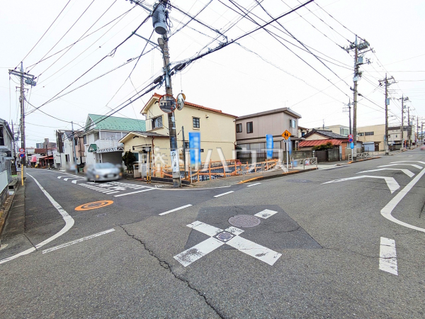 接道状況および現場風景　【八王子市日吉町】