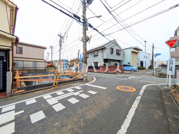 接道状況および現場風景　【八王子市日吉町】