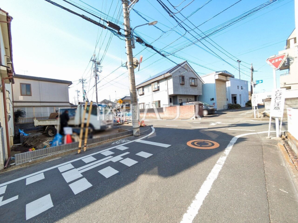 接道状況および現場風景　【八王子市日吉町】