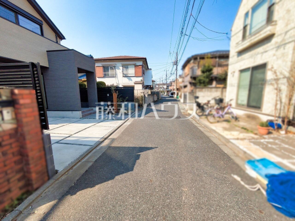 接道状況および現場風景　【杉並区上高井戸１丁目】