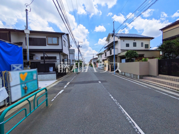 接道状況および現場風景　【杉並区下井草２丁目】
