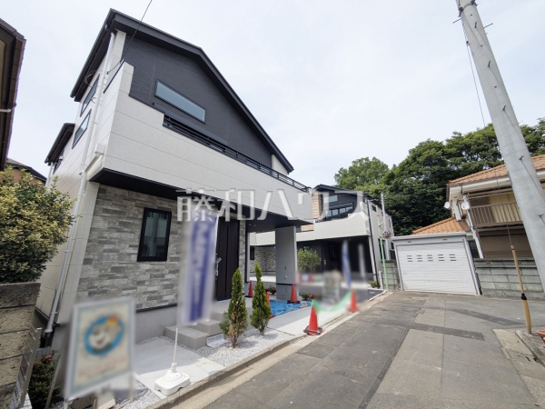 接道状況および現場風景　【三鷹市新川６丁目】