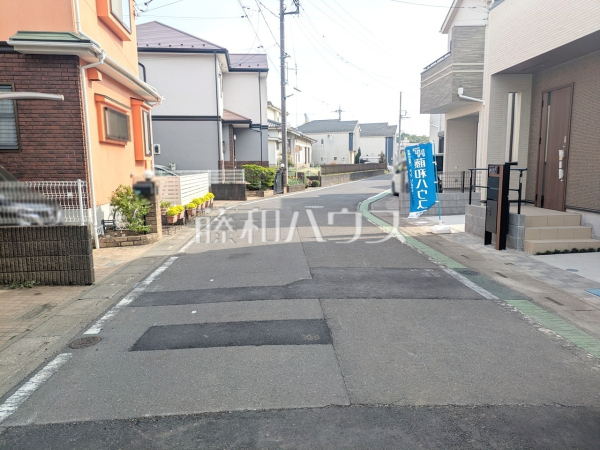 接道状況および現場風景　【新座市馬場２丁目】
