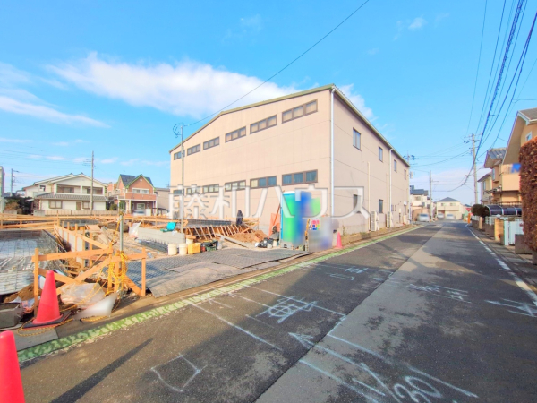 接道状況および現場風景　【新座市馬場２丁目】