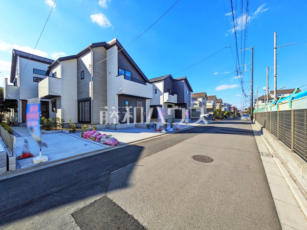 接道状況および現場風景　【小平市花小金井５丁目】