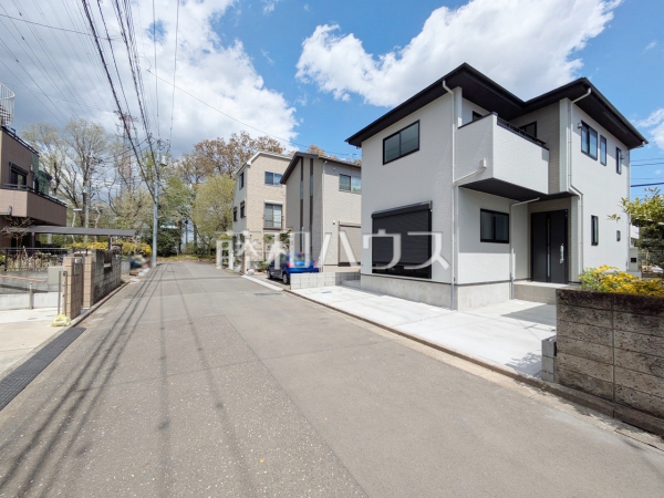 接道状況および現場風景　【立川市一番町２丁目】