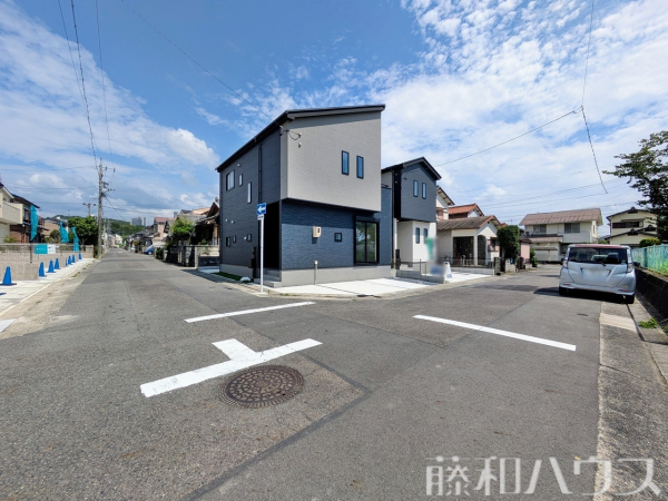 接道状況および現場風景【春日井市白山町２丁目】