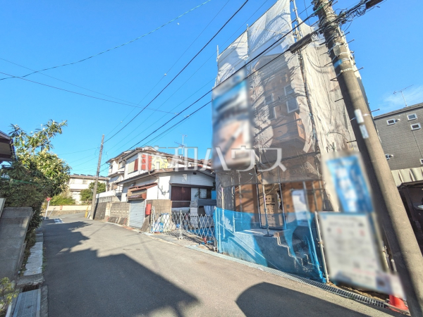 接道状況および現場風景　【八王子市長沼町】