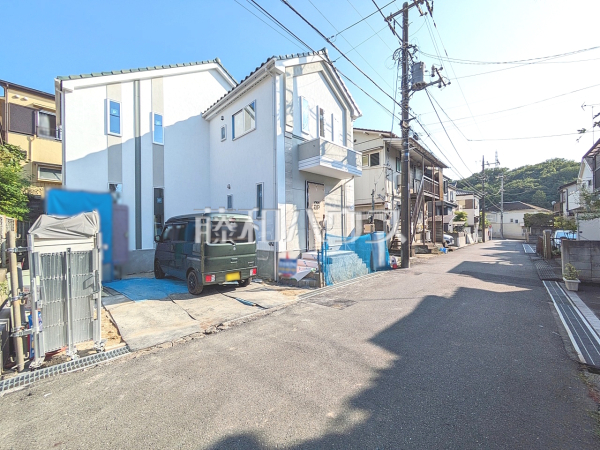 接道状況および現場風景　【八王子市長沼町】