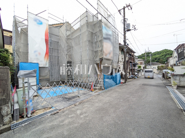 接道状況および現場風景　【八王子市長沼町】