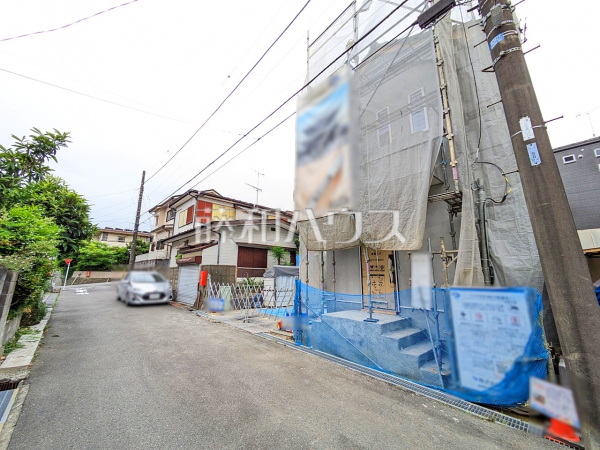 接道状況および現場風景　【八王子市長沼町】