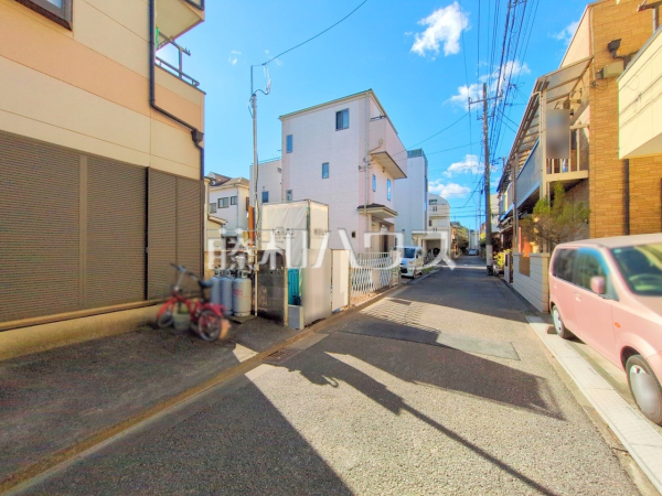 接道状況および現場風景　【志木市幸町４丁目】