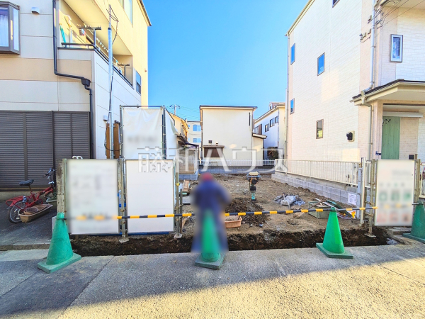 接道状況および現場風景　【志木市幸町４丁目】