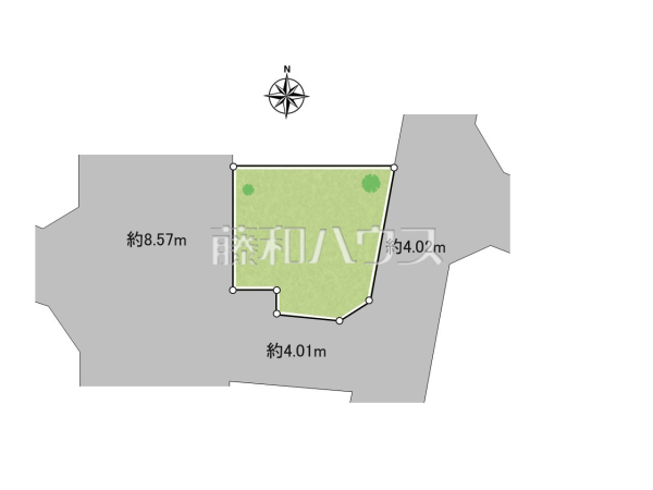 全体区画図　【朝霞市岡１丁目】