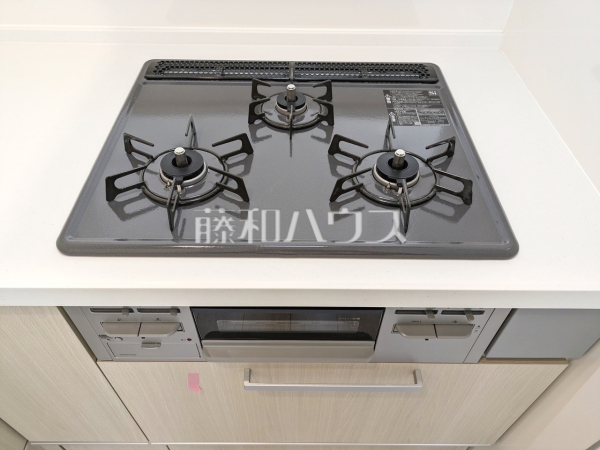 2号棟　3口ガスコンロ　【杉並区堀ノ内３丁目】