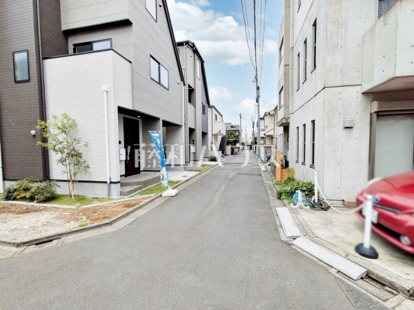接道状況および現場風景　【杉並区堀ノ内３丁目】
