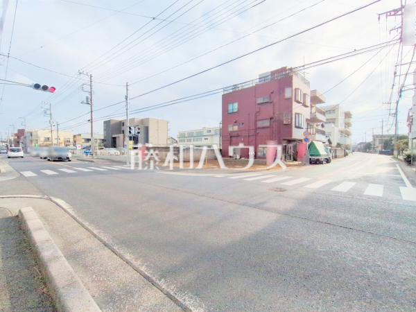 接道状況および現場風景　【新座市北野２丁目】
