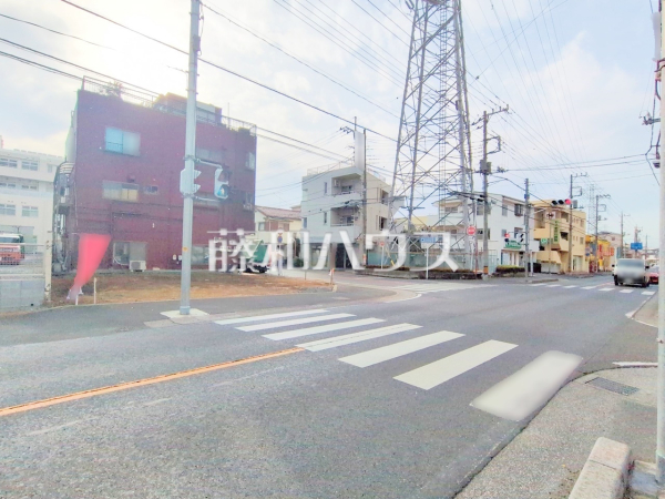 接道状況および現場風景　【新座市北野２丁目】
