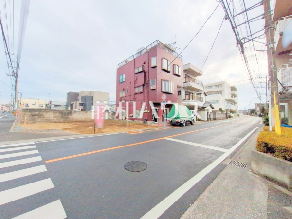 接道状況および現場風景　【新座市北野２丁目】