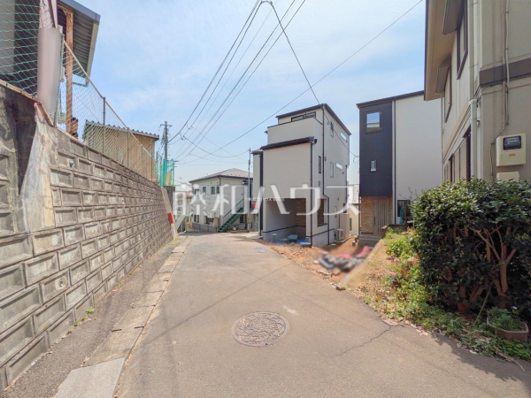 接道状況および現場風景　【和光市新倉２丁目】