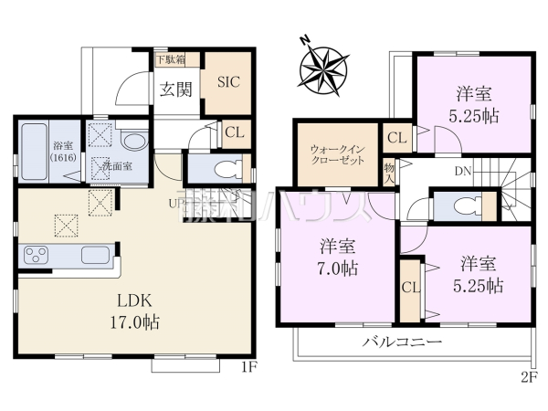 間取図　【東村山市久米川町１丁目】