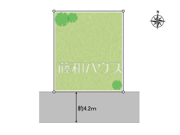 区画図　【小平市学園西町２丁目】見学はしたいけど、なかなか時間が取れない・・・そんな方に出勤前や仕事終わりにマイホームを見学できるサポートをいたします。