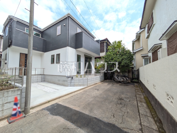 接道状況および現場風景　【小平市学園西町２丁目】