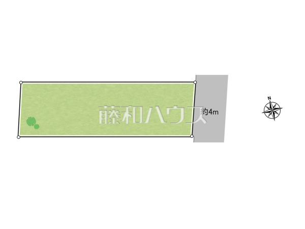 全体区画図　【西東京市芝久保町４丁目】