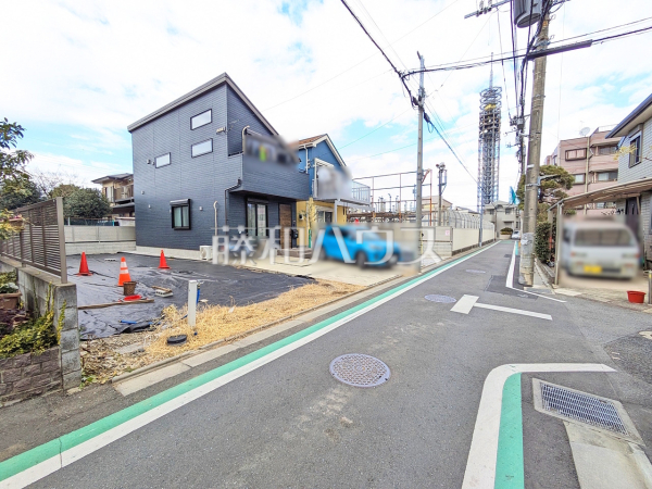 接道状況および現場風景　【西東京市芝久保町４丁目】