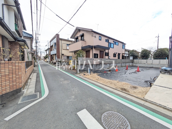 接道状況および現場風景　【西東京市芝久保町４丁目】