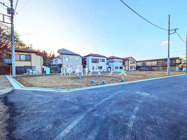 接道状況および現場風景　【八王子市長沼町】