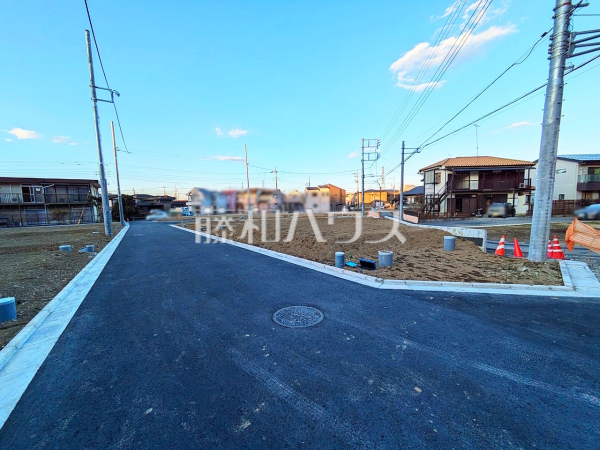 接道状況および現場風景　【八王子市長沼町】