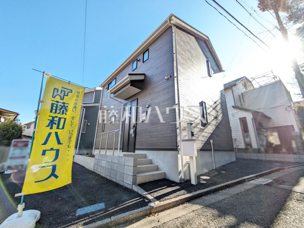 2号棟　外観　【調布市東つつじケ丘３丁目】
建物完成済のため、いつでもご内覧可能です。　