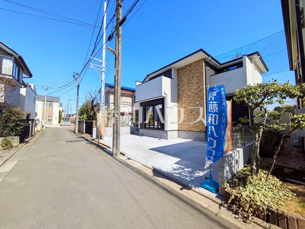 接道状況および現場風景　【三鷹市深大寺３丁目】